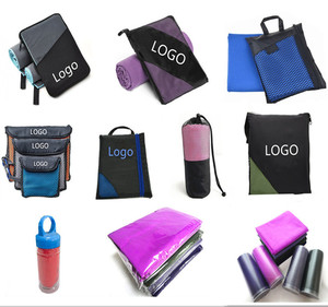 Trọng Lượng Nhẹ Hấp Thụ Nước Khô Nhanh Bạc Ion Khử Mùi Kháng Khuẩn Khăn Sợi Nhỏ Với Túi Đựng - Product Image 6