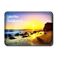 Souvenir personnalisé en verre cristal rectangulaire de marque Yucheng, fait main, pour la maison, la cuisine, grand réfrigérateur de mariage