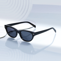 Nouvelle Arrivée 2026 – Lunettes de Soleil en Acétate Prêtes à l'emploi, Monture Noire, Décoration de Luxe, Haute Qualité, Durables, Polarisées pour Usage Quotidien