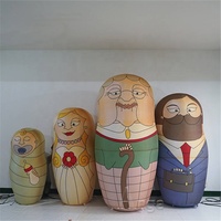 Modèle de dessin animé matriochka gonflable, Fuwa chinois gonflable pour la décoration de paysage à vendre