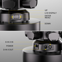 Nouvelle lampe de scène disco à six bras 120W DMX512 RGBW 4IN1 LED à tête mobile rotative pour DJ et soirées IP33 Prise européenne