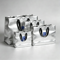 Sacs en papier kraft brun de 16 lb avec impression de logo personnalisé, sacs SOS pour la livraison de repas, de pain et de nourriture à emporter pour restaurants