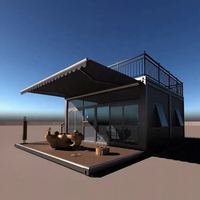 Maison préfabriquée personnalisée en conteneur de 20 pieds/40 pieds, panneaux sandwich, maisons préfabriquées en conteneur