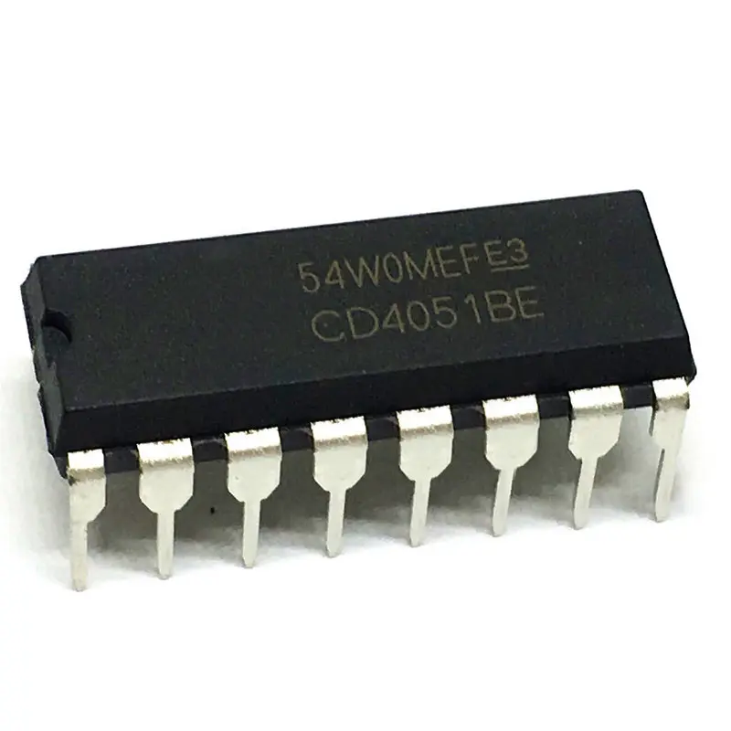 Cd4051 Cd4051be Cd4051be PDIP-16 5V To 18V Integrated Circuit Chips Multiplexer Switch ICs CD4051 CD4051BE