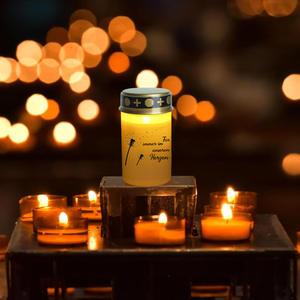 Lampes de jardin <span class=keywords><strong>à</strong></span> piles LED blanches <span class=keywords><strong>pour</strong></span> le <span class=keywords><strong>cimetière</strong></span>, lampe étanche, <span class=keywords><strong>bougie</strong></span> vacillante <span class=keywords><strong>pour</strong></span> tombe, <span class=keywords><strong>cimetière</strong></span> <span class=keywords><strong>pour</strong></span> la décoration des cimetières - Product Image 1