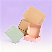 Boîtes d'expédition personnalisables ZY Brand ZY-7684 pour vêtements et cosmétiques, avec pelliculage mat et gaufrage – Matériaux recyclés