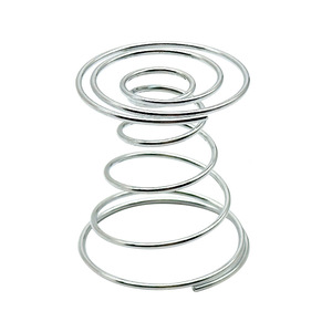 Air Plant Stand With <b>Spring</b> Base Metal Wire Round Indoor <b>Decorative</b> Bracket For Soilless Plants Compression Type - Product Image 1