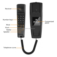 Personnaliser Téléphone d'hôtel fixe mural Appel d'urgence Ascenseur Hôtel Salle de bain Téléphone avec PABX Compatibilité