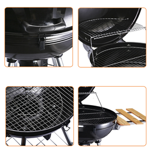 Griglia per Barbecue Vietnamita all'Ingrosso, <span class=keywords><strong>in</strong></span> Acciaio Nero con Ruote <span class=keywords><strong>in</strong></span> <span class=keywords><strong>Plastica</strong></span> - Product Image 5