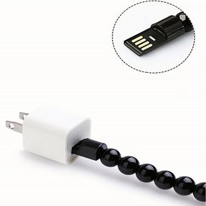 Bracelet de couleur Pure en perles bouddhistes câble USB chargeur universel de téléphone portable Micro USB Type C synchronisation données <span class=keywords><strong>cordon</strong></span> de charge rapide - Product Image 5