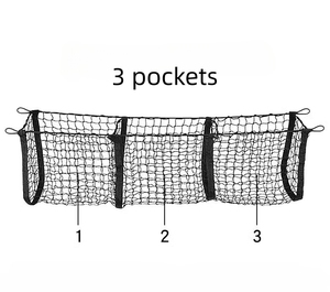 Red de Carga para Maletero de Coche, de Malla, con Tres Rieles, Alta Elasticidad, Más Vendida - Product Image 2