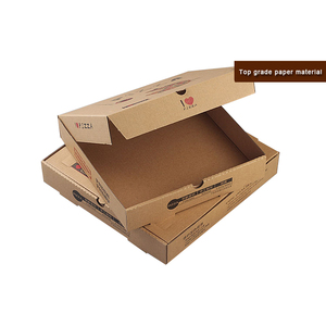Hot Sale Take away Pizza embalagem caixa impressão personalizada ondulado Pizza <span class=keywords><strong>Box</strong></span> com logotipo - Product Image 2