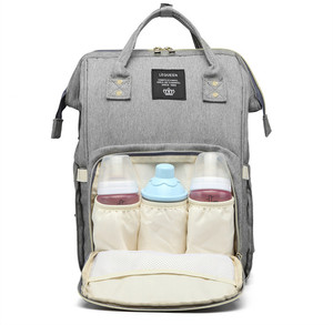 Lequeen กระเป๋าเป้สะพายหลังสำหรับคุณแม่, กระเป๋าเป้สะพายหลังสำหรับคุณแม่เปลี่ยนผ้าอ้อมกันน้ำได้สำหรับคุณแม่กระเป๋าเดินทางขนาดใหญ่กระเป๋าใส่ผ้าอ้อมใหม่ - Product Image 2