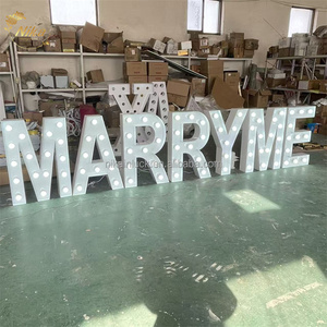 NIKA Decorazioni per Matrimoni, Accessori per Proposte, Luci 'Sposami', Lettere Luminose Giganti da 3 e 4 Piedi, Numeri LED Grandi - Product Image 2