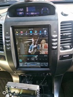Voiture Android de style Tesla pour lecteur DVD pour Toyota Prado 120 Land Cruiser 2002-2009 Lexus GX470 GPS Google Maps vidéo en ligne