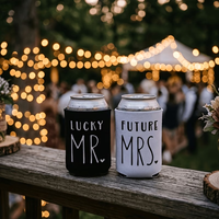 Manchons pour bouteilles de soda, bière et eau, compatibles HTV, vierges pour projets vinyle, cadeaux et faveurs de mariage