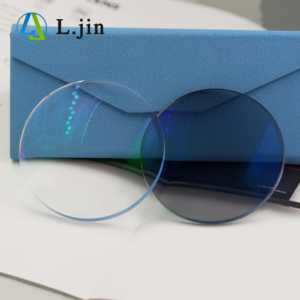 L.jin 1.499 HMC Lentilles teintées progressives UV400 Cr 39 Lentilles photochromiques Lentilles optiques de prescription gris photo - Product Image 2