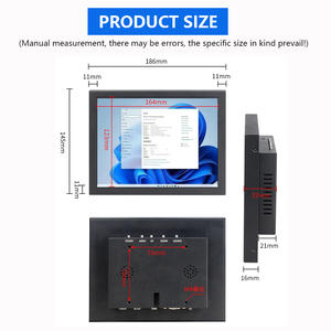 उच्च गुणवत्ता 8-इंच कैपेसिटिव टच डिस्प्ले धातु शेल औद्योगिक कंप्यूटर 1024x768 - Product Image 3