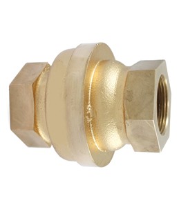 Válvula de Retención Vertical de Bronce de Calidad Premium con Asientos de Acero Inoxidable Renovable y Rosca Hembra para Plantas - Product Image 2