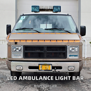 HOPM Haibang Barre lumineuse LED verte 56 pouces pour ambulance, nouvelle barre <span class=keywords><strong>de</strong></span> signalisation d'urgence, lumière stroboscopique <span class=keywords><strong>de</strong></span> <span class=keywords><strong>toit</strong></span>, DC12V, conseiller <span class=keywords><strong>de</strong></span> circulation - Product Image 2