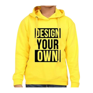 Sweat à capuche jaune à motifs pour garçons - Product Image 2