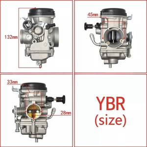 Carburador de Motocicleta Compatible con Yamaha YBR125, 125cc, YJM125, YB125, Kit de Motor para Moto - Product Image 2
