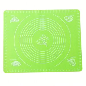 Tapis de cuisson personnalisé, neuf, antiadhésif et antidérapant, pour pétrir, faire du pain, de la pizza, des tartes, des biscuits, avec un bord épais - Product Image 2