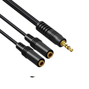 30ซม. <span class=keywords><strong>3.5</strong></span>มม. <span class=keywords><strong>TRRS</strong></span> 3ขั้ว Y Splitter ตัวผู้ไปเป็น3/4/5ทางผู้หญิงแจ็คเก็ตพีวีซีชุบทองสายหูฟัง - Product Image 4
