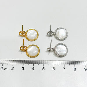 อุปกรณ์ทำเครื่องประดับเงินแท้ S925 สำหรับติดมุก  ฐานเปล่าสำหรับใส่ลูกปัดกลมขนาด 8-11 มม. สำหรับต่างหูแบบห้อยรูปผีเสื้อ 21167 - Product Image 4