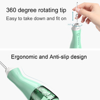 4 Modi 280 ML Wiederaufladbarer Tragbarer Kunststoff-Wasserflosser Kabelloser Zahnreiniger Haushalts-Munddusche Zahnreiniger