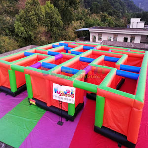 Laberinto inflable deportivo para fiestas de carnaval al aire libre, para juegos de laser tag y juegos inflables. - Product Image 4