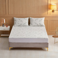 Protège-matelas imperméable en TPU de bambou hypoallergénique de haute qualité, tissu respirant tissé pour couvre-matelas