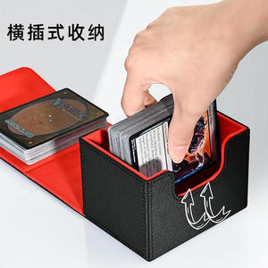 Boîte de rangement portable pour 100+ cartes <span class=keywords><strong>Yu</strong></span>-<span class=keywords><strong>Gi</strong></span>-<span class=keywords><strong>Oh</strong></span>, PTCG, Pokémon et autres cartes en papier - Product Image 3