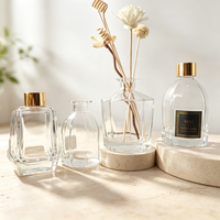Diffuseur de parfum d'ambiance de luxe en forme d'octogone, grande capacité 150 ml, bouteille en verre pour huiles artisanales DIY, vente en gros