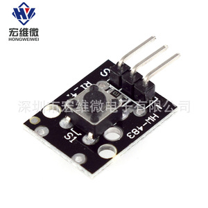Module d'interrupteur à bouton-poussoir micro Hongwei KY-004, interrupteur tactile 1 position, alimentation standard - Product Image 2