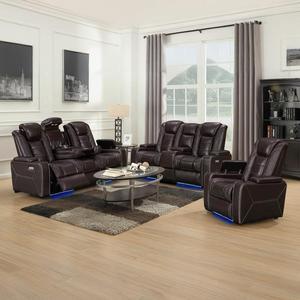 Modern High-End Single Recliner Chair Power Massage Extendable Cooling Home Furniture Wood <strong>Couch</strong> 9114 Factory <strong>Direct</strong> Recliner - Product Image 3