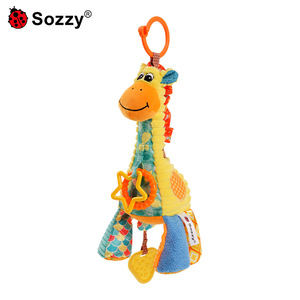 Peluche Giraffa Abbracciabile con Carillon, Ciondolo per Auto e Letto, Regalo Carino per Neonati, Imbottitura in Cotone PP, 31-50cm, Età 0-24 Mesi - Product Image 4