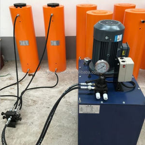 Miglior prezzo 6 punti personalizzato stazza 100 Ton elettrico martinetto idraulico cilindro per il sollevamento case modulari - Product Image 3