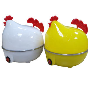 เครื่องทำไข่รูปไก่ ชั้นเดียว ตัวเครื่องพลาสติก ใช้งานง่าย สีเหลืองและสีขาว สำหรับใช้ทำอาหารเช้า - Product Image 5