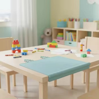 Tapis de table rectangulaire 100 % silicone avec rebord de dentition anti-débordement |   Tapis de cuisine antidérapant à ventouses, lavable au lave-vaisselle
