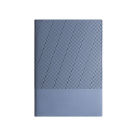 Carnet en cuir souple à motif diagonal PQ, journal personnalisé à couverture rigide en cuir, carnet en cuir personnalisé, vente en gros de carnets colorés