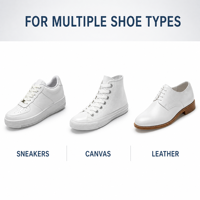 Nettoyant pour chaussures en mousse avec applicateur brosse intégré, nettoyage de chaussures sans eau pour baskets, chaussures en toile et en cuir, vente en gros