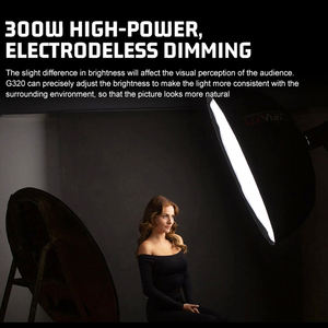 Lampe LED de photographie 300W pour <span class=keywords><strong>TikTok</strong></span> et vidéo, équipement <span class=keywords><strong>photo</strong></span> OEM/ODM pour diffusion en direct – Offre Spéciale - Product Image 6