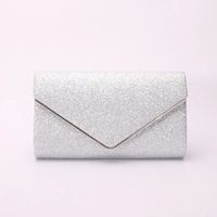 Bolso de Mano Elegante para Mujer, Color Sólido, con Perlas, para Eventos Formales, Simple, Versátil, Moderno y de Lujo