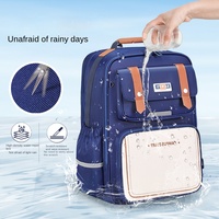 Mochila Escolar Impermeable con Protección para la Espalda y Amortiguación de Aire, Diseño Ligero y Gran Capacidad para Estudiantes de Primaria, Estilo 2026