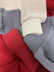 Personalizzato Vintage girocollo maglione di natale di lusso pianura <span class=keywords><strong>oversize</strong></span> spalla scesa cotone rosso velluto a coste con cappuccio <span class=keywords><strong>felpa</strong></span> con cappuccio - Product Image 6