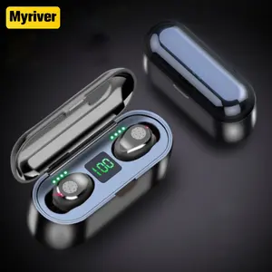 Myriver耳机快速发货9D Hifi立体声液晶显示器音乐入耳式耳塞耳机运行运动游戏
