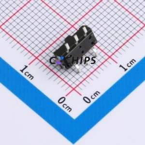 HX MST22D18G2-125 Slide Switch SMD-6P,9.1x3.5mm Switch Double Pole Double Throw Rectangle Pin Header SMD Tab 9.1mm - Product Image 2