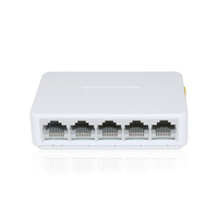 Switch réseau non géré 5 ports RJ45 100 Mbps Fast Ethernet Full-Duplex/Half-Duplex avec prise en charge VLAN, capacité de commutation 1 Gbps, garantie 3 ans