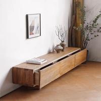 Meuble TV en bois massif moderne à prix abordable, fabriqué en Chine, pour salon et chambre, couleur personnalisable, respectueux de l'environnement